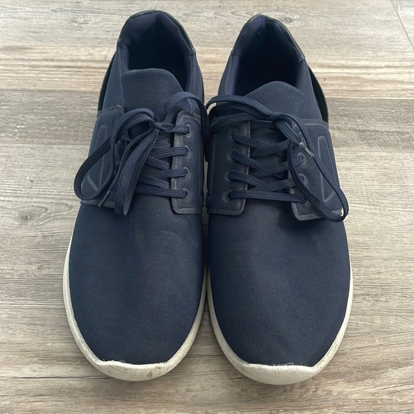 Aldo Mens Navy Blue Sneakers - Picture 1 of 4